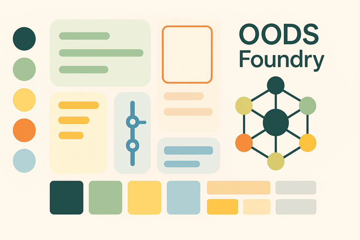 OODS Foundry component library and token architecture
